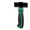 Mini Sledgehammer: Multi-Functional Short-Handled Iron Hammer with Nail Puller and Octagonal, Round-Headed Design.