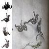 Rock Climber Statue Artistic Realistic Appearance Delicate Craft Wall Retro American Resin Pendant Ornament