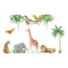 1set PVC Wall Stickers Wall Decoration Animal Pattern 390x900mm 2 Sheets/set