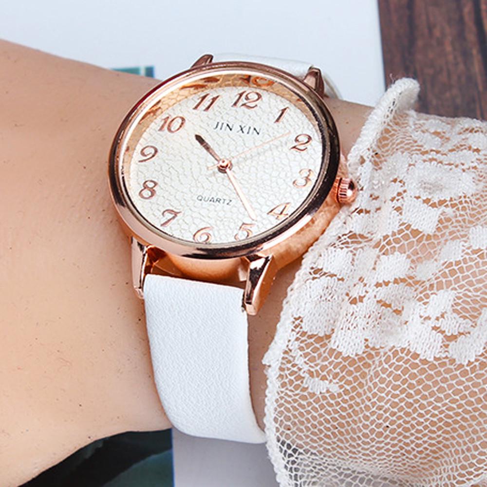 ＪINn Buy JINXIN Unisex Simple Business Fashion Clock Leather