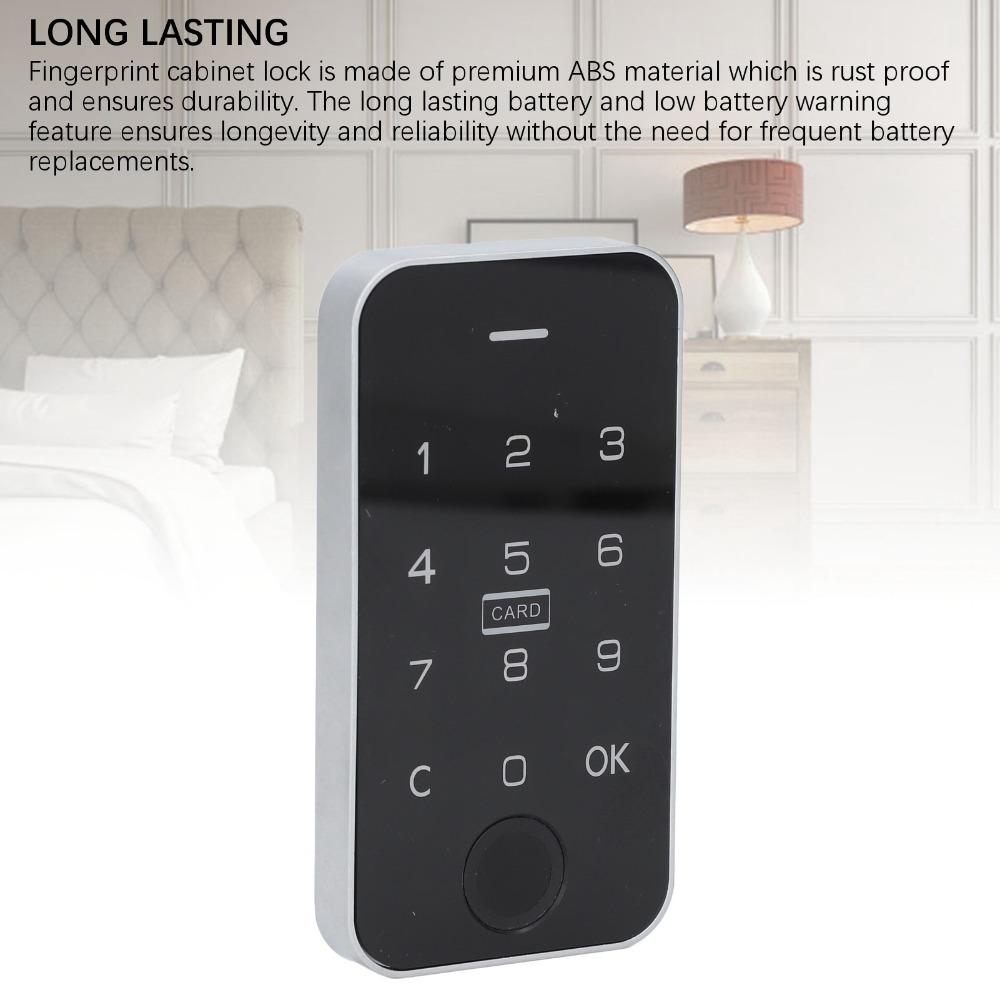 Bluetooth Smart Cabinet Lock APP Control Fingerprint Cabinet Lock Electronic Cabinet Lock Closet