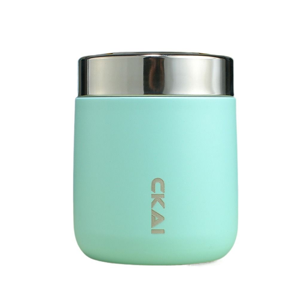 Герметичная мини-термокружка из нержавеющей стали, карманная термобутылка, горшочек для тушения, школьный термос синий