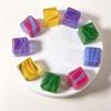 Slow Rising Ice Cube Fidget Toy Transparent Sensory Fidget Toy Ice Cube Squishy Toy  Relaxation