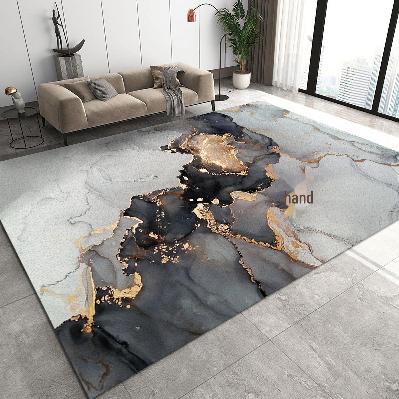 

Мраморный ковер, не требующий особого ухода: Коврик для гостиной и спальни с дизайном полного покрытия 200x300 cm