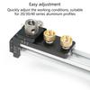 Aluminum Extrusion Positioning Drill Guide For Construction Furniture Assembly And Mechanical Projects