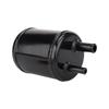 Racing Power Steering Fluid Reservoir Tank with Clamps Aluminium Alloy Fuel Cell Surge Tank Power Steering Oil Catch Can Tank
