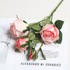 4 Head Simulated Roses Birthday Valentine's Day Wedding Home Fake Bouquet Silk Flower Decoration Floral Arrangement Flower Wall