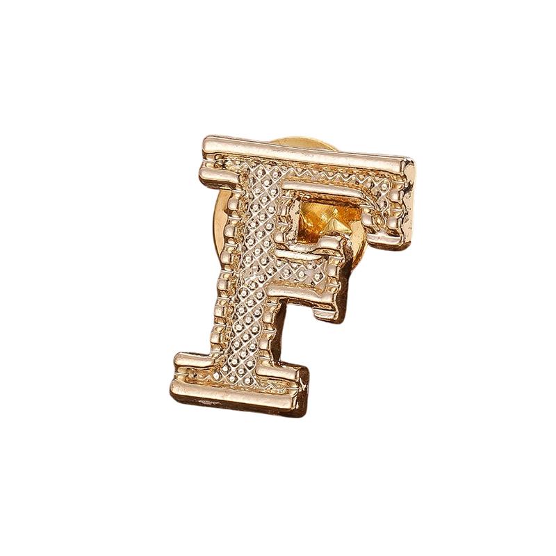 Spille a Spilla Vintage con Iniziali di 26 Lettere per Donna Unisex A-Z Metallo Festa Casual Spille Spille Regali