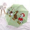 1pc Christmas, Ducks Open/Close Folding Umbrella, All- Portable Umbrella for & Men, Stylish Accessory (Holiday Gift) 8-Rib yy251213122