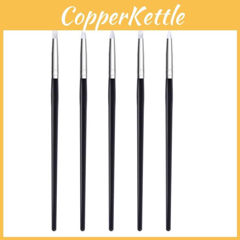Dental Adhesive Composite Resin Cement Tooth Silicone Brush Pen 5 Pcs