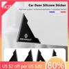 For Renault 2026 New Hub Caps 4Pcs Car Door Corner Covers Anti Scratch Protection Stickers For Renault Clio Megane Kadjar QM6 ZO