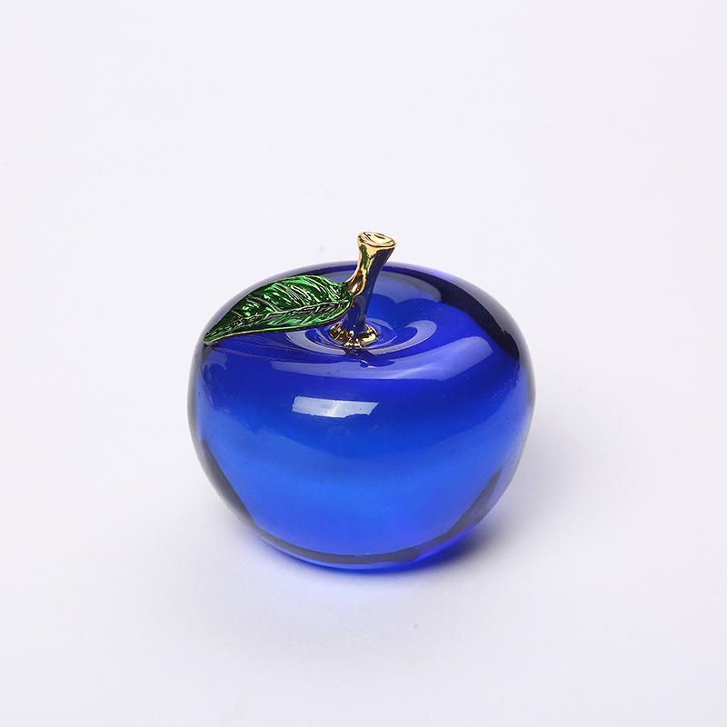 Red Crystal Apple Ornament for Christmas Eve - Perfect Gift & Car Decoration