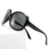 New Fashion Sunglasses Elegant Large Frame Sunglasses Retro European Style Glasses Men and Women Alike Sun Glasses UV400 Shades