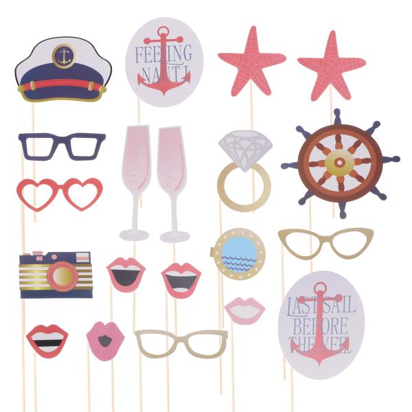Buy 20pcs Nautical Navigation Theme Photo Props Selfie Props