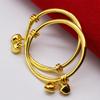 Gilded Round Bell Baby Bracelet - Children's Gift Ornament