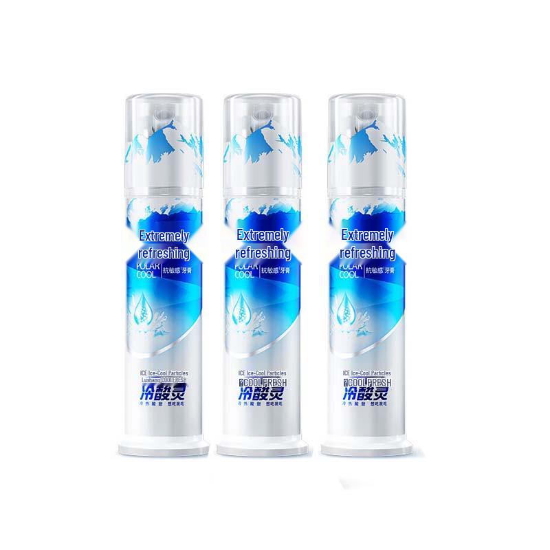 Leng Suan Ling Arctic Cool Icy Mint Pump Toothpaste 3-Pack