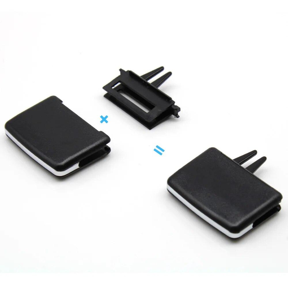Car Rear AC Air Vent Grille Clip Slider Repair Kit For Mercedes Benz W204 C  X204 GLK W212 W207 E Class 2007-2015