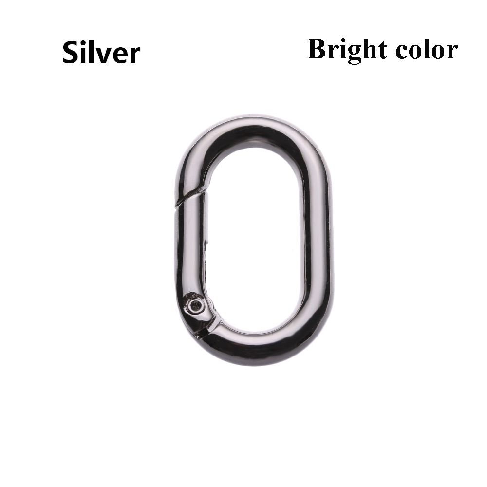 Camping Hiking Accessories Outdoor Carabiner Handbags Clips Spring Oval Rings Bag Belt Buckles