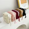 Travel Cosmetic Storage Bag With Butterfly Knot Pattern For Women And Teens