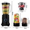 400W Household Electric Blender 800ML Large Capacity 4-in-1 Fruit Juicer Portable Low Noise Soy Milk Machine