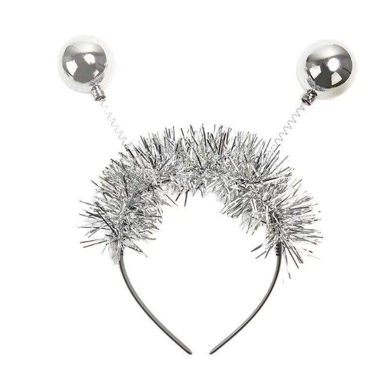 Hot Selling Alien Headband Silver Green Headband Martian Head Wrap Buckle Tiara
