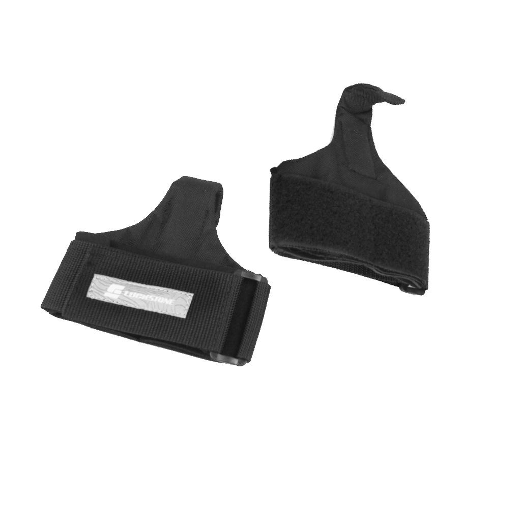 Weight Lifting Gym Power Training Wrist Strap Support Hook Bar Glove