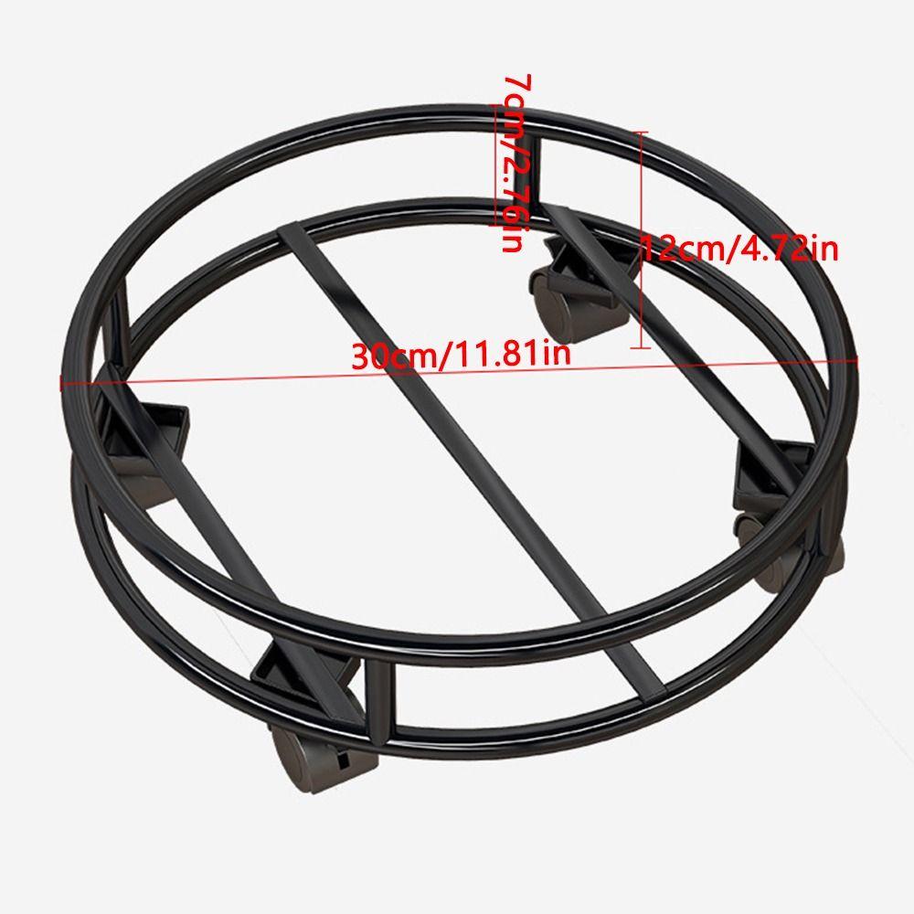 with Wheels Rolling Plant Pot Stand Sturdy Construction Flower Pot Holder  Home Decor