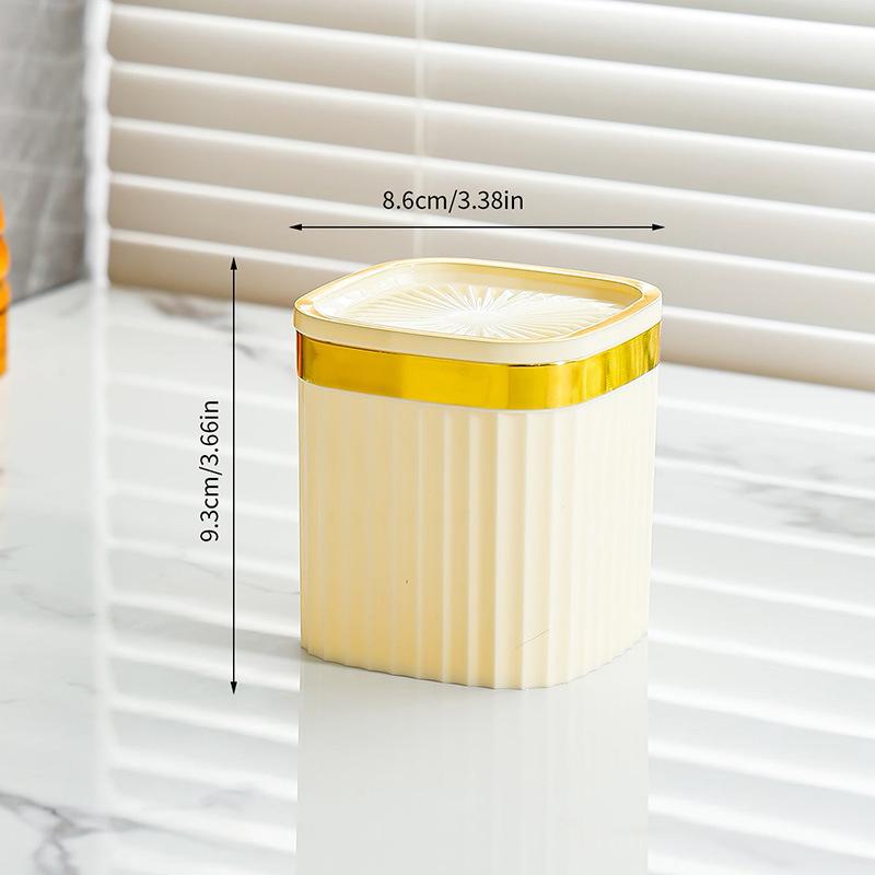 Plastic sealed can, milk powder can, square round with lid, food jar, kitchen, grain storage box, storage tank