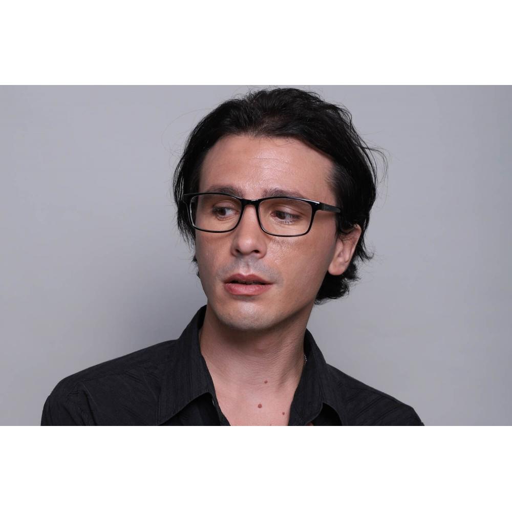 Full Rim Rectangle Black Smartbuy Collection Sandy Cp150b Fashion Unisex Eyeglasses