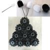 Durable Plastic Toilet Brush Head Cherry Toilet Brush Replacement Head For Long-lasting Use