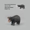 Wild Animal Pvc Hippo Model Set For Kids And Collectors