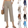 Pantaloni Larghi Casual e alla Moda da Donna con Tasche