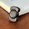 Stainless Steel Three-Body Small Square Fingertip Gyro Edc Toy Paipai Coin Push Card Decompression Artifact Ppb