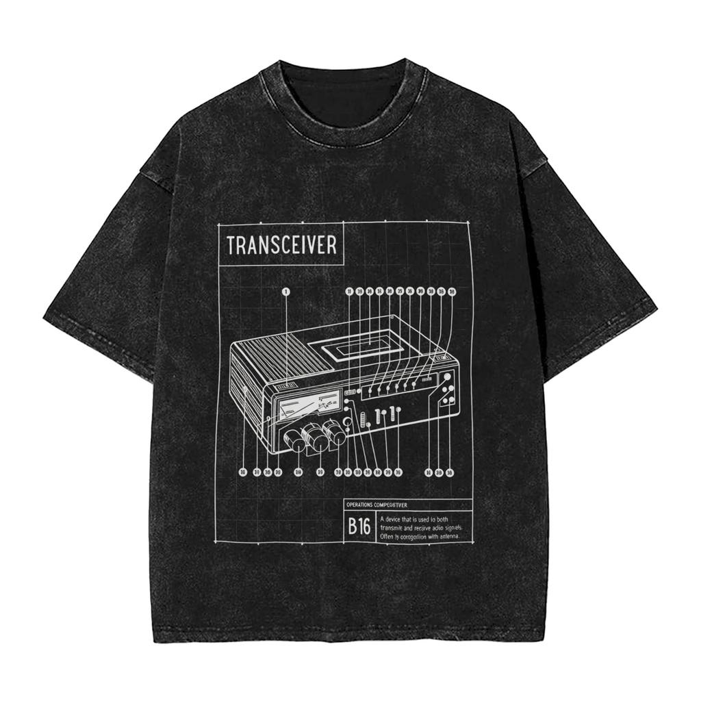 Ham Radio Operator Amateur Radio TShirt  Simple T Shirts Short Sleeves Vintage Tops Summer Casual Crew Neck Plus Size Clothing