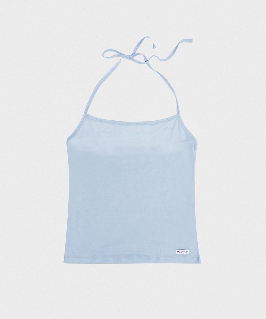 MITA YOUTH [2Pack] Tencel Halter Neck Sleeveless 5 Colors (Type A)