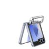 Transparent PC Phone Case With Magnetic Kickstand Galaxy Z Flip 8 7 6 5 Support Card Slot Anti-Scratch Drop Protection