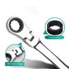 Compact Appearance Ratchet Spanner Foldable Design 180 Degree Rotatable Ratchet Wrench Metal Material 4 Colors Available