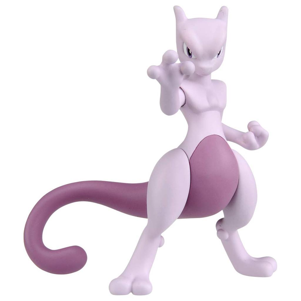 Takara Tomy "Pokémon Moncolle ML-20 Mewtwo" Pokémon Figure Toy, Ages 4 and Up, Meets Toy Safety Standards, ST Mark Certified, Pokémon TAKARA TOMY