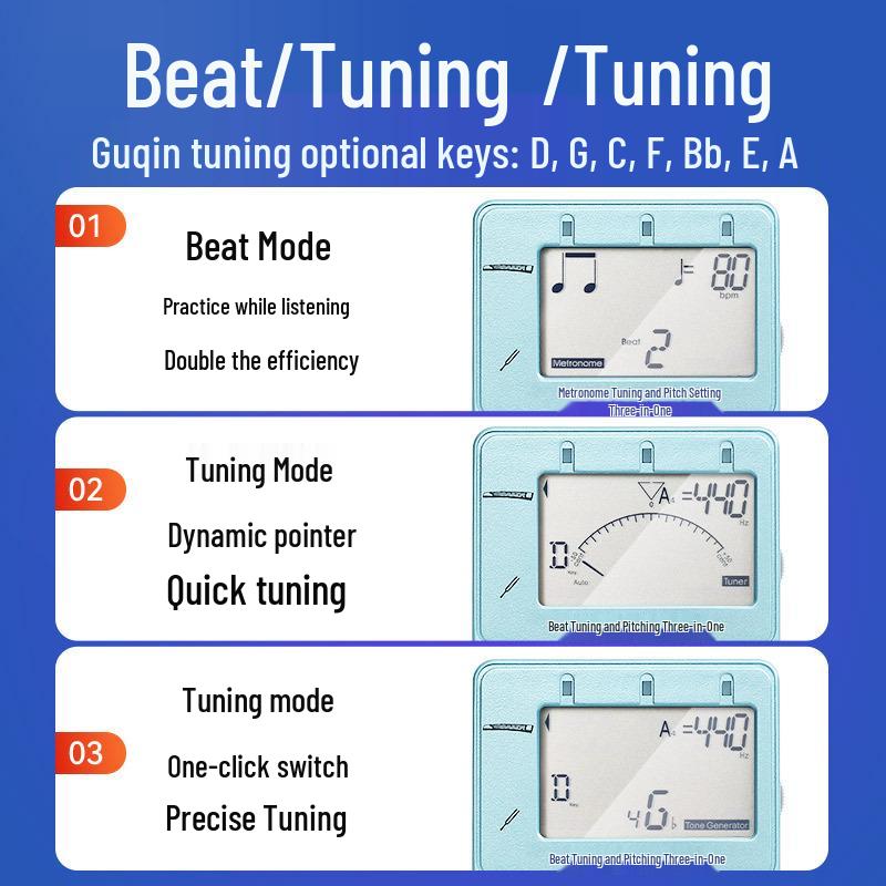 Little Angel MT31 3-in-1 Tuner & Metronome for Erhu, Pipa, Guzheng, Yangqin.