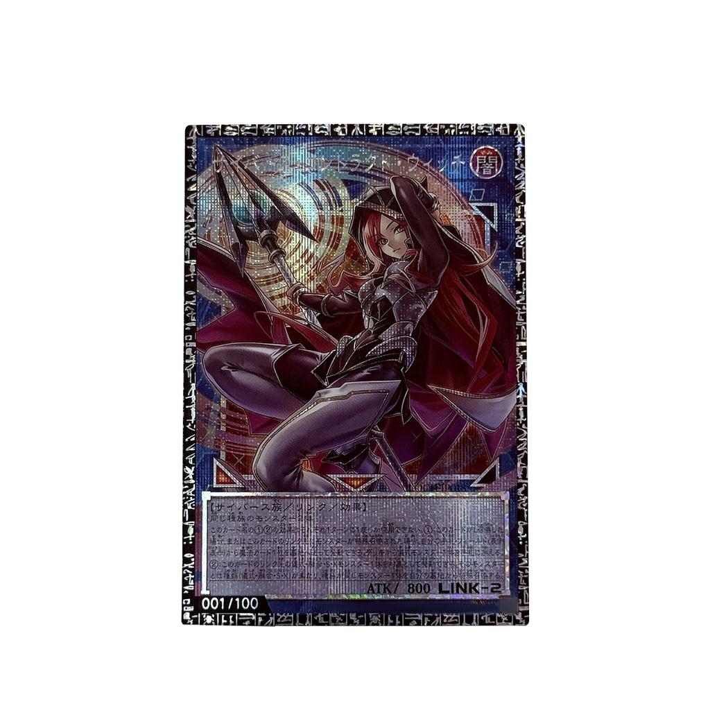 Diy Yu-Gi-Oh! Black Magician Girl Self Control Collect Signature Trading Flash Card Anime Cartoon Self Made Gift