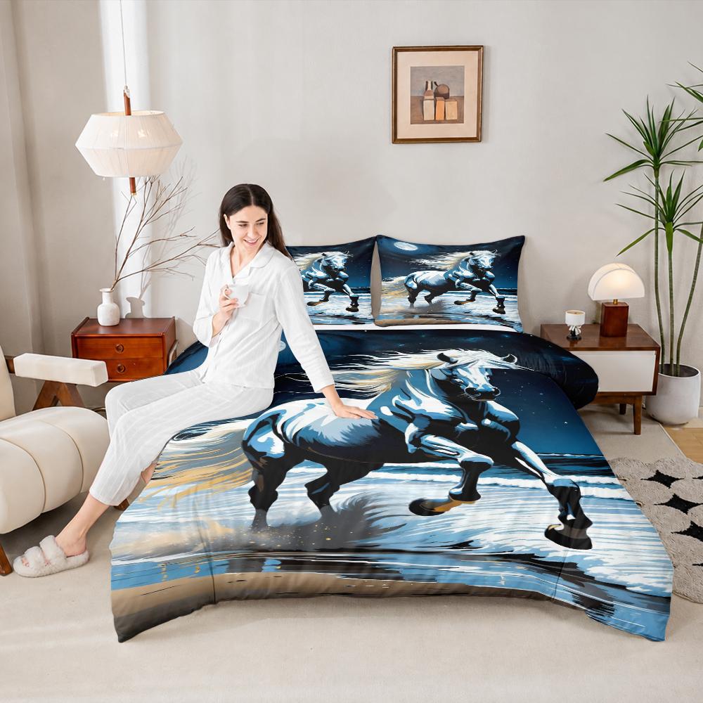 "Foo Fighters Band Logo Black Design Bedding Set (1 duvet cover, 2 pillowcases, duvet not included)"