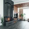Cast Iron Fireplace KRATKI MAJA DECO Left 8 kW Ø 200