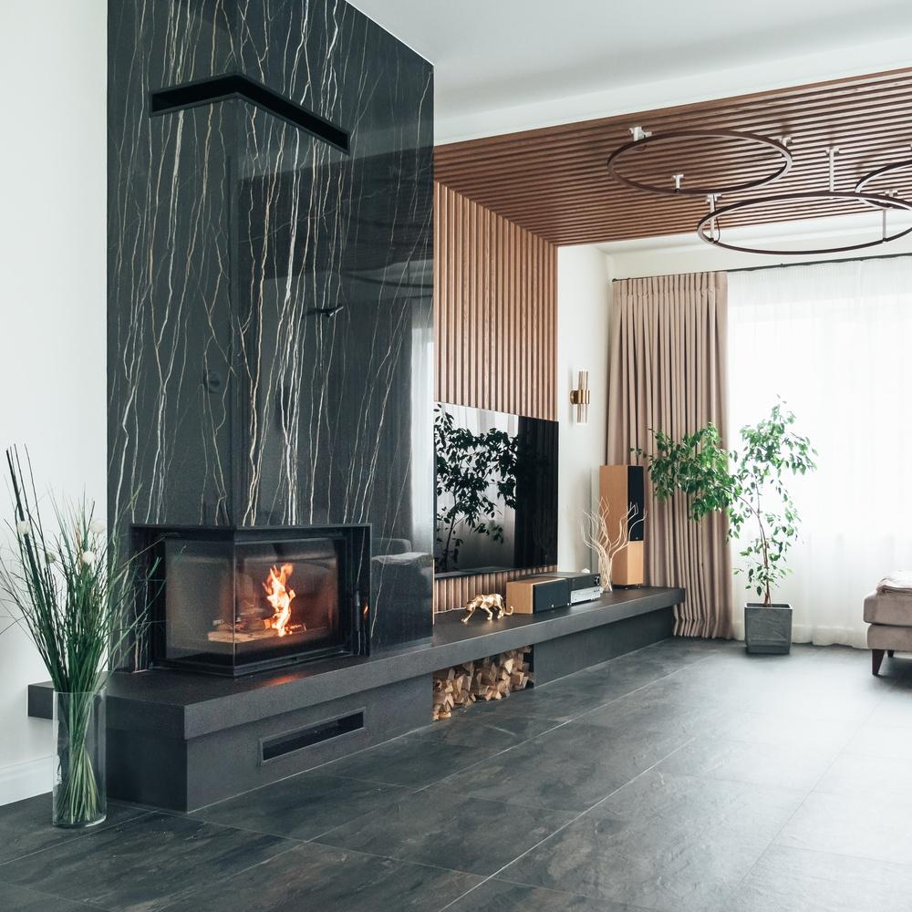 Cast Iron Fireplace KRATKI MAJA DECO Left 8 kW Ø 200