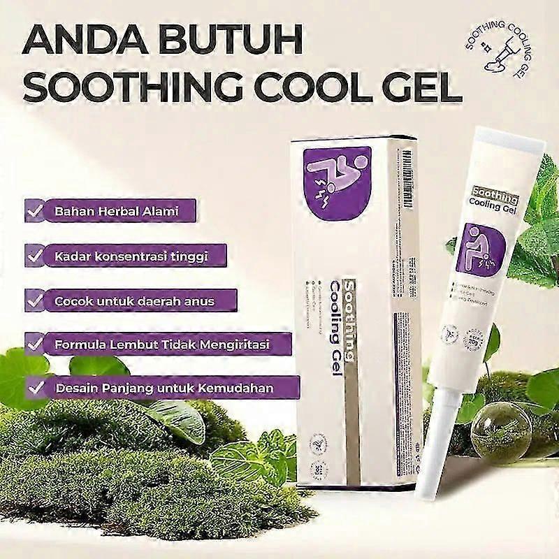 1-3x Soothing Anal Care Gel for Perianal Discomfort Relief Hemorrhoid Itching Burning Hydrating Formula for Sensitive Skin 25-26