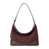 Vanessa Hogan Xinran Suede Hobo Shoulder Bag