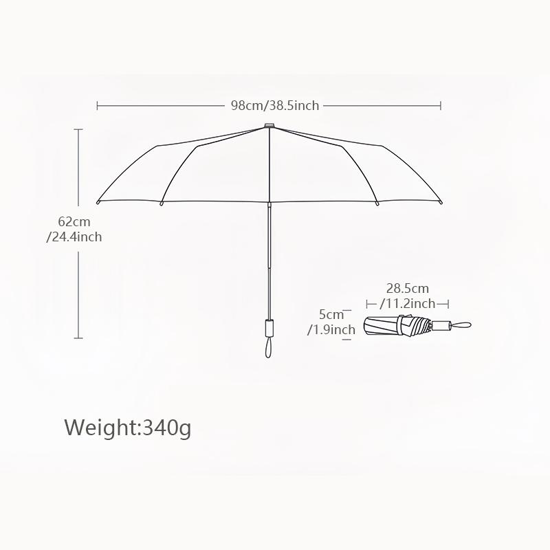 Sunflower Skull Folding umbrella Travel compact lightweight portable UV proof rain proof wind strong sunshade umbrella for women