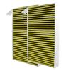 2Pcs Breathable Car Air Filter Element High Capacity Cabin Filter Replacement Kit  Vehicle Parts