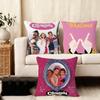 Classic Movie Clueless Cushion Cover Silky Short Plush Home Sofa Cushion Cover - Invisible Zipper Home Decoration