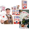 Family Card Game Deck With Large Paper Playing Cards For Party And Game Night