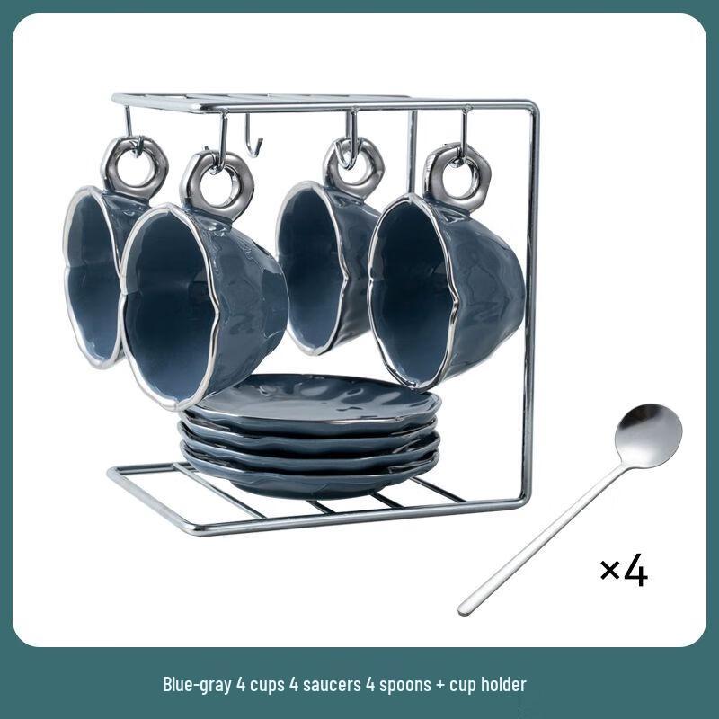 Exquisite Ceramic Coffee Cup and Saucer Set